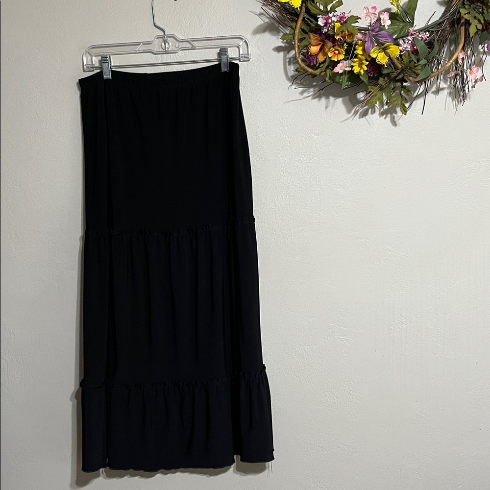 🌾Saint Tropez West Black Maxi Skirt